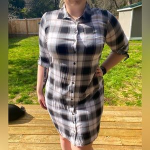 Torrid Plaid Button Down Dress